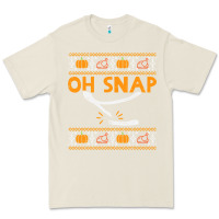 Oh Snap Turkey Wishbone Funny Ugly Premium Tee | Teevron