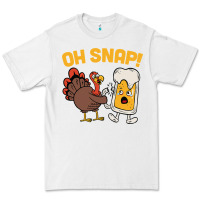 White oh snap thanksgiving cute turkey day Premium Tee - linhVisuals