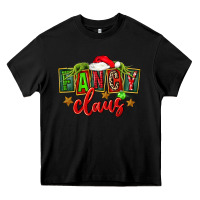 Black christmas fancy claus Heavy Core Tee - FaDigitalArtStudio