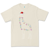 Bone santa giraffe christmas color led Premium Tee - linhVisuals