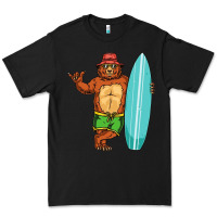 Black surfing premium Premium Tee - linhVisuals