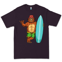 Plum surfing premium Premium Tee - linhVisuals