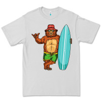 Dove Grey surfing premium Premium Tee - linhVisuals