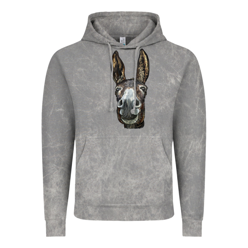 Donkey  Face Vintage Hoodie by LillyAllenDesigns | Teevron