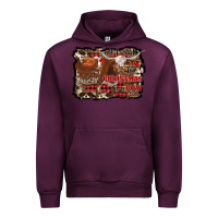 Mauve Wine all i want for christmas is a cow Urban Hoodie - RanaPortraitStore
