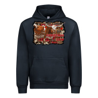 Navy all i want for christmas is a cow Urban Hoodie - RanaPortraitStore