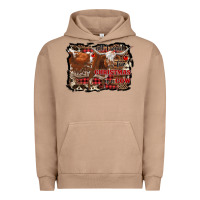 Pigment Burro all i want for christmas is a cow Urban Hoodie - RanaPortraitStore
