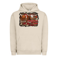 Pigment French Oak all i want for christmas is a cow Urban Hoodie - RanaPortraitStore