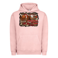 Pigment Salmon all i want for christmas is a cow Urban Hoodie - RanaPortraitStore