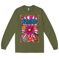 Army Green mama Long Sleeve Tee - CowhideDigitalArt