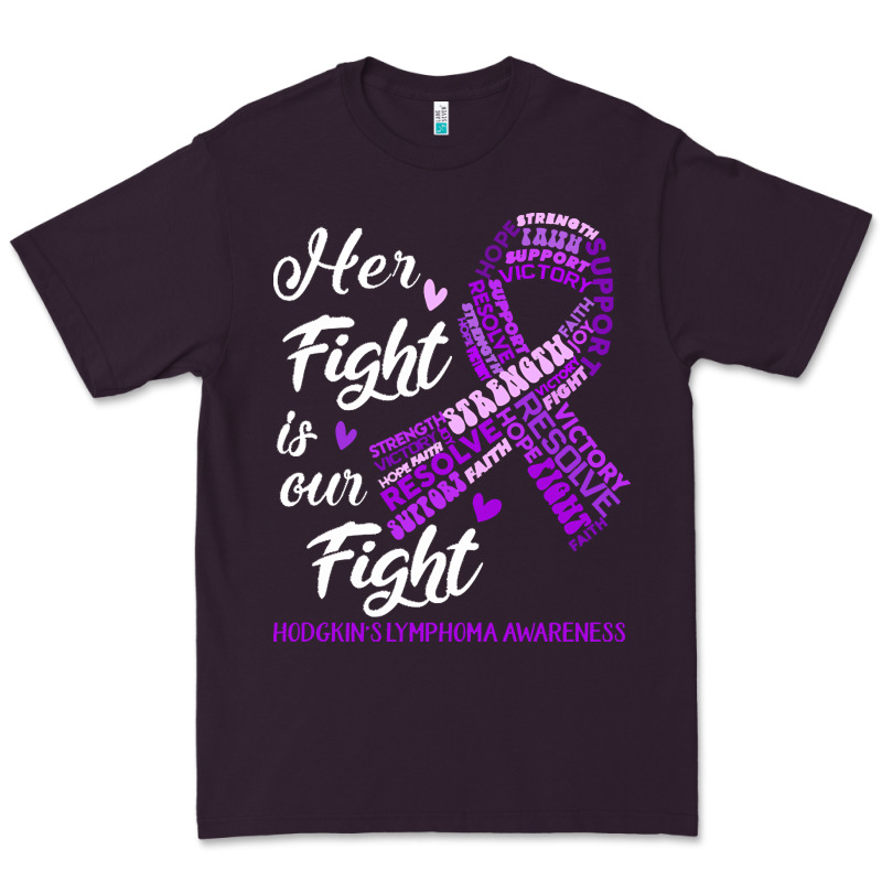 Hodgkins Lymphoma Awareness T  Shirt Hodgkin's Lymphoma Awareness Her Premium Tee by linhVisuals | Teevron
