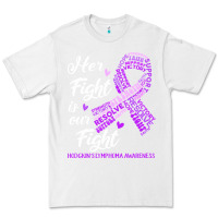 White hodgkins lymphoma awareness t  shirt hodgkin's lymphoma awareness her Premium Tee - linhVisuals