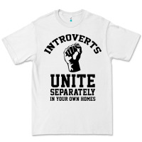 White introverts unite Premium Tee - linhVisuals
