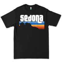 Black cute retro i love sedona arizona desert sunset az t shirt Premium Tee - linhVisuals