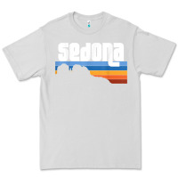Dove Grey cute retro i love sedona arizona desert sunset az t shirt Premium Tee - linhVisuals