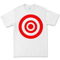 White bullseye target Premium Tee - linhVisuals