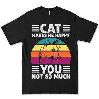Black Funny Cat Lover Sarcastic Cat Memes Premium Tee - linhVisuals