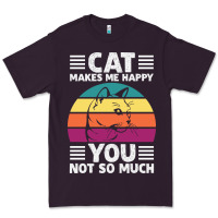 Plum Funny Cat Lover Sarcastic Cat Memes Premium Tee - linhVisuals