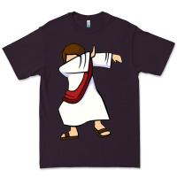 Plum dabbing jesus christian dab dance Premium Tee - linhVisuals
