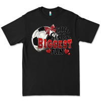 Black little sister biggest fan soccer Premium Tee - FaDigitalArtStudio