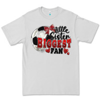 Dove Grey little sister biggest fan soccer Premium Tee - FaDigitalArtStudio