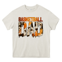 Cream no background basketball dad Heavy Core Tee - Jasminsmagicworld