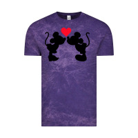 Cloud Purple Minnie Mouse Vintage Tee - CowhideDigitalArt