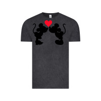 Vintage Black Minnie Mouse Vintage Tee - CowhideDigitalArt