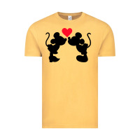 Vintage Mustard Minnie Mouse Vintage Tee - CowhideDigitalArt