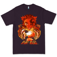 Plum set your heart ablaze Premium Tee - linhVisuals