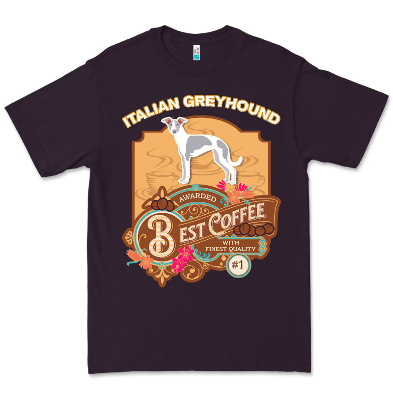 Mom T  Shirt Italian Greyhound Best Coffee   Dog Owner Coffee Lover Gi Premium Tee by linhVisuals | Teevron