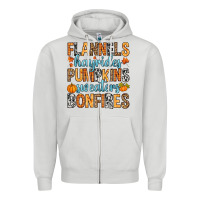 Dove Grey Flannels hayrides Zipper Hoodie - RanaPortraitStore