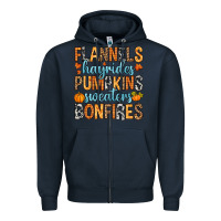 Navy Flannels hayrides Zipper Hoodie - RanaPortraitStore