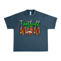 Midnight Navy football mom Urban Heavy Tee - CowhideDigitalArt