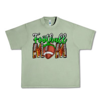 Oil Green football mom Urban Heavy Tee - CowhideDigitalArt