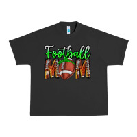 Pigment Black football mom Urban Heavy Tee - CowhideDigitalArt