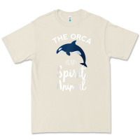 Bone orca spirit animal killer whale ocean sea marine funny water raglan ba Premium Tee - linhVisuals