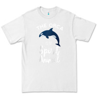 White orca spirit animal killer whale ocean sea marine funny water raglan ba Premium Tee - linhVisuals