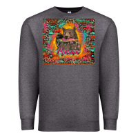 Charcoal Heather mama bear leopard and aztec Premium Sweatshirt - RanaPortraitStore