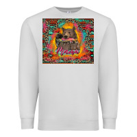 Dove Grey mama bear leopard and aztec Premium Sweatshirt - RanaPortraitStore