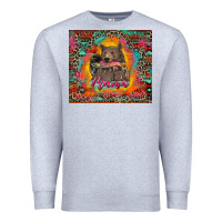 Heather Grey mama bear leopard and aztec Premium Sweatshirt - RanaPortraitStore