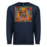 Navy mama bear leopard and aztec Premium Sweatshirt - RanaPortraitStore