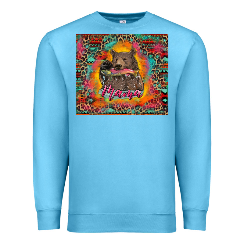 Mama Bear Leopard And Aztec Premium Sweatshirt by RanaPortraitStore | Teevron
