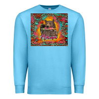 Ocean Blue mama bear leopard and aztec Premium Sweatshirt - RanaPortraitStore