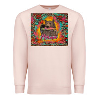 Pale Pink mama bear leopard and aztec Premium Sweatshirt - RanaPortraitStore