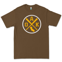 Cacao retro oakland baseball emblem vintage oak premium Premium Tee - linhVisuals