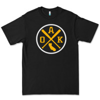 Black retro oakland baseball emblem vintage oak premium Premium Tee - linhVisuals