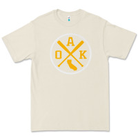 Bone retro oakland baseball emblem vintage oak premium Premium Tee - linhVisuals