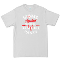 Dove Grey moms against white baseball pants sport lover mothers day Premium Tee - linhVisuals