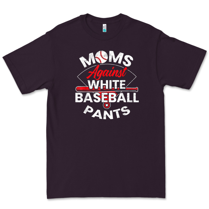 Moms Against White Baseball Pants Sport Lover Mothers Day Premium Tee by linhVisuals | Teevron